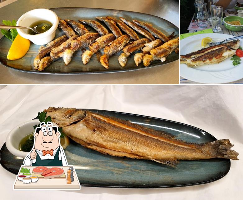 Okrepčevalnica Pergola serve un menu per gli amanti dei piatti di mare