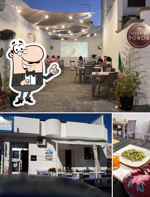 Gli interni di Bonomi15 - Bar, ristorante, pizzeria