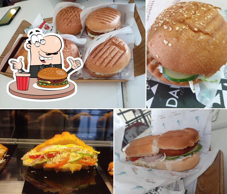 Get a burger at Danbro by Mr Brown