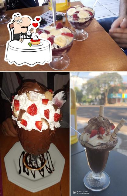 Essência do Açai serve uma seleção de pratos doces