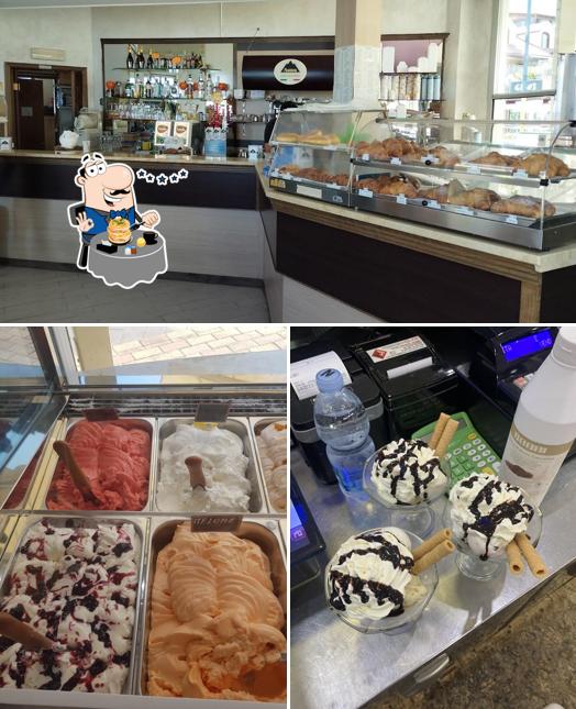 Cibo al Gelateria caffetteria the sun