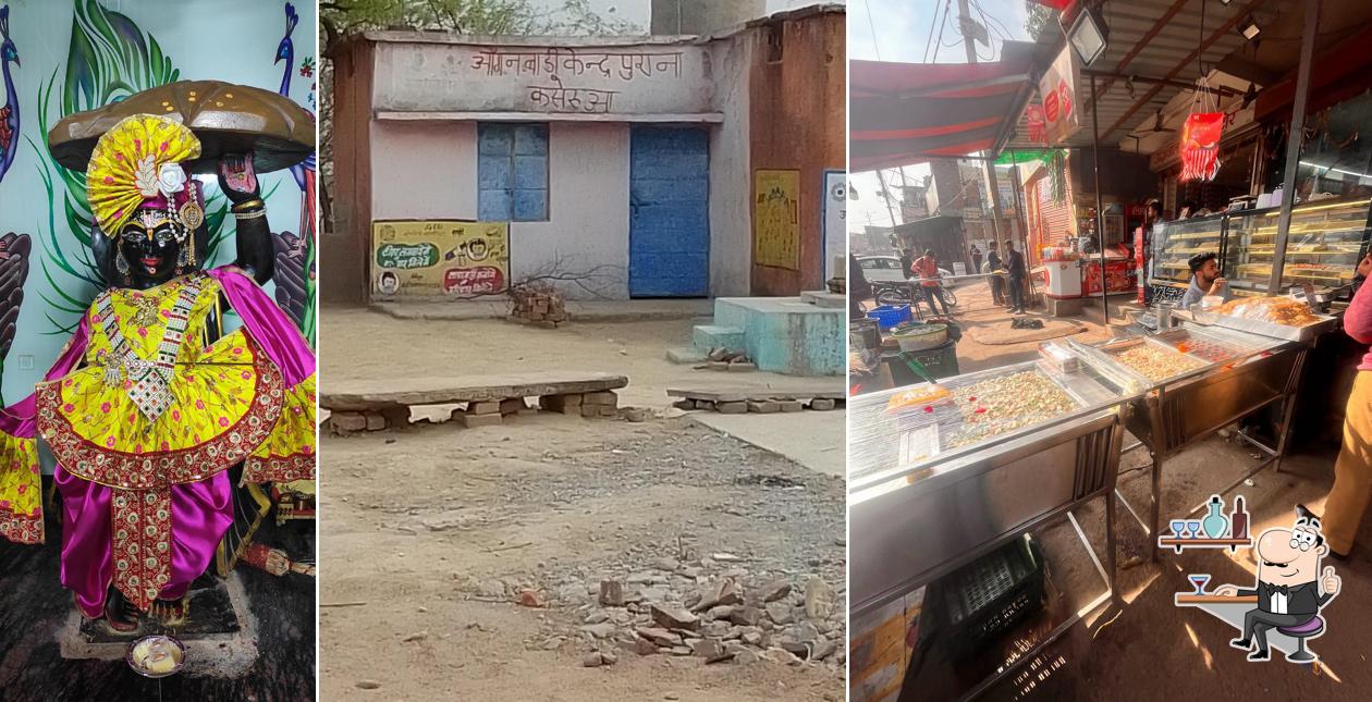 The interior of Jai Bhole Nasta Corner