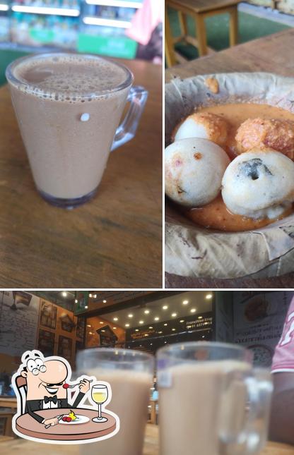 Chocolate mousse at Nellai Karupatti Coffee & Alwaa Kadai