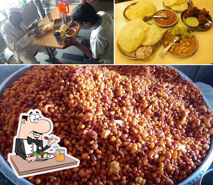 The photo of food and interior at Hotel Mahadev Bhinge