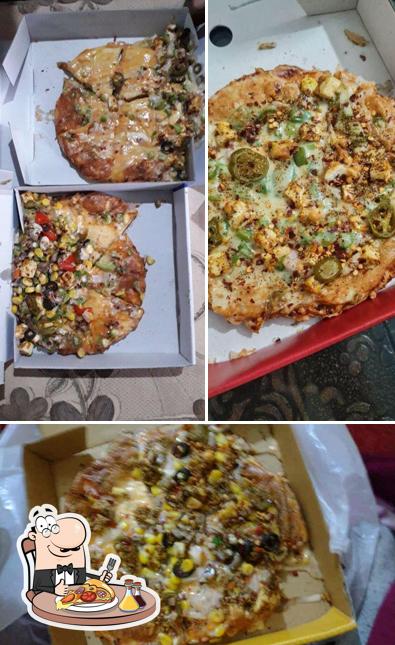 Try out pizza at Mr.Chef Food Court