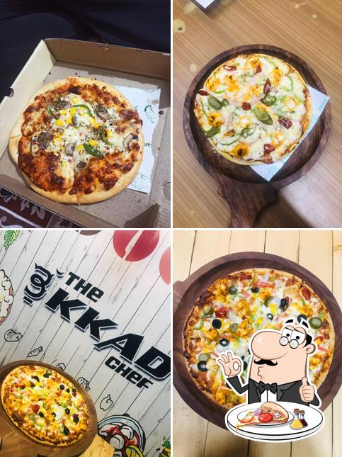 Try out pizza at THE BHUKKAD CHEF