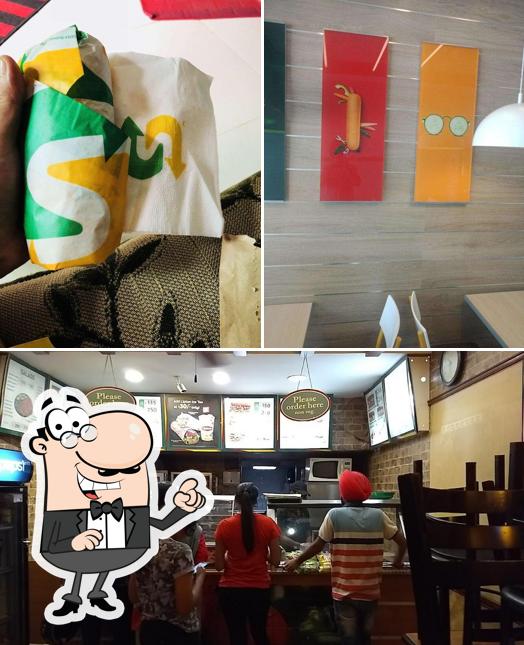 The interior of Subway Sector 32D Chandigarh