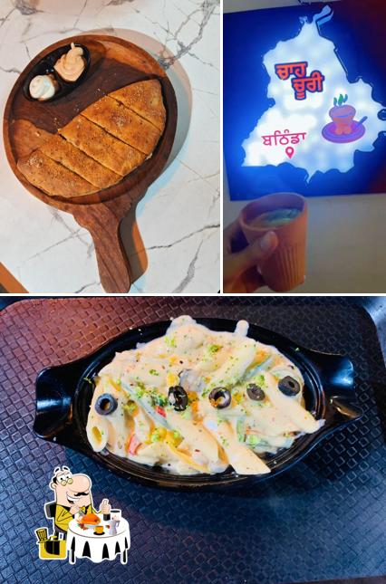 Take a look at the photo showing food and beverage at Chai churi Bathinda