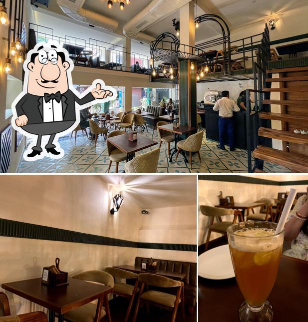 The interior of Cafe Sandoz - SDA Market