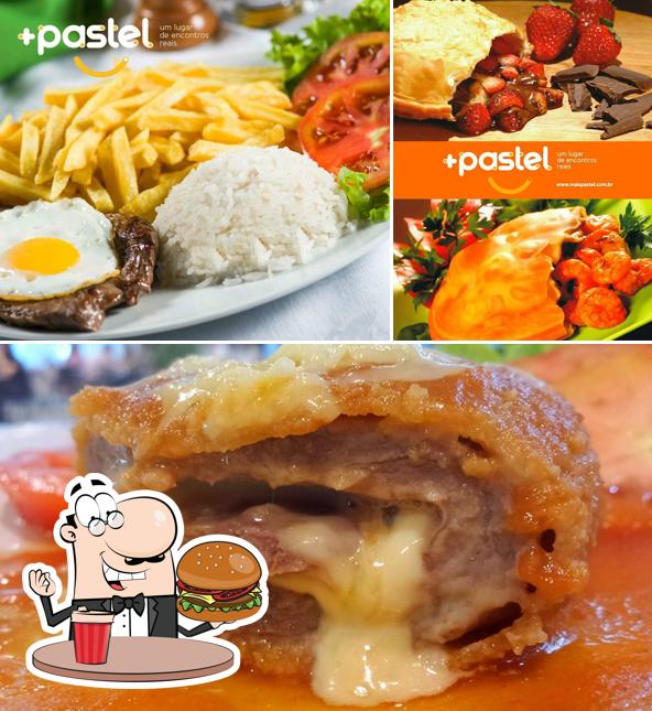 Consiga um hambúrguer no Mais Pastel