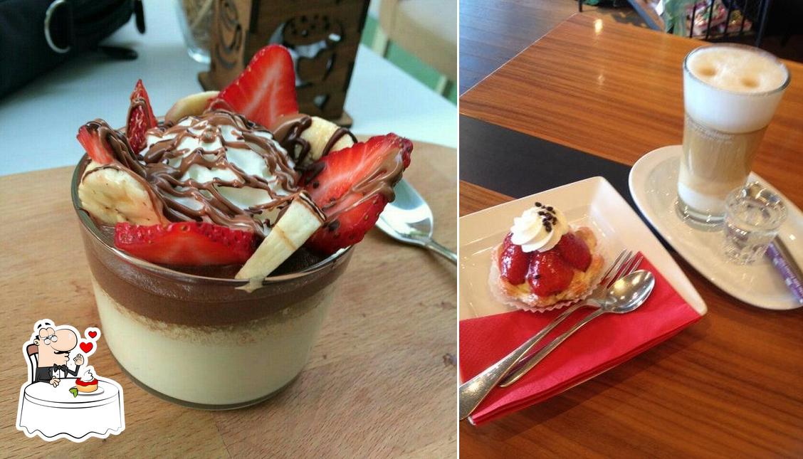 Bäckerei Felber serve un'ampia selezione di dessert