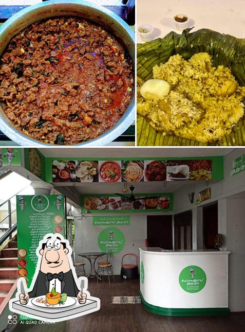 The picture of food and interior at Ponnamma's Kalavara