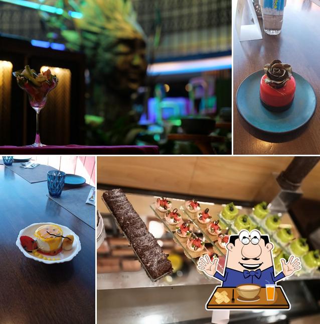 Food at Ramada Allen N Marlee's Rooftop Restaurant