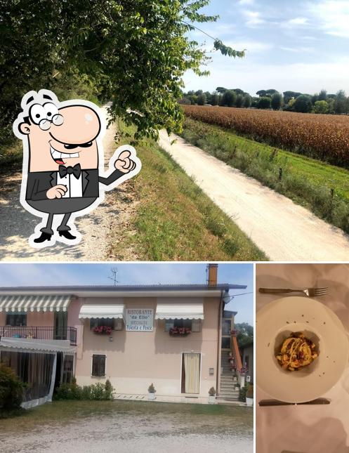 La foto di esterno e cibo da Ristorante da Elio