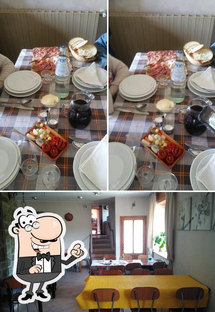 Gli interni di Trattoria Alberici