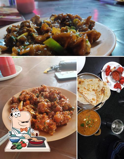 Chicken curry at Sangam Cafe