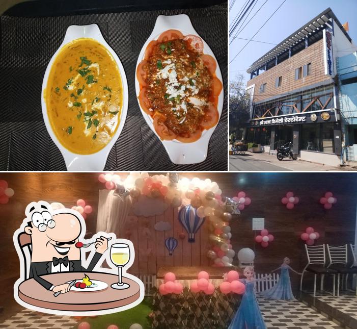 Among various things one can find food and exterior at Shreenath restaurant