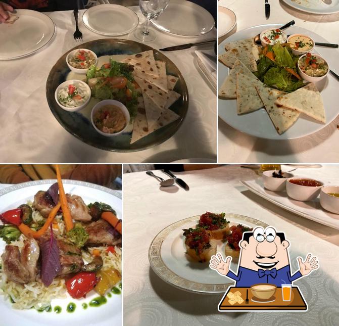 Food at Greco Restaurant