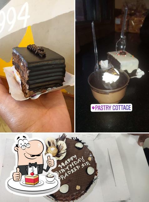 Pastry Cottage serves a number of desserts