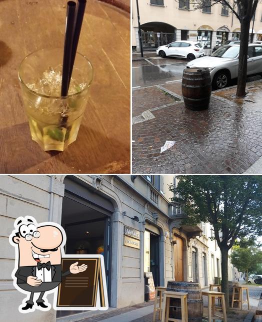 La esterno e bevanda del ristorante