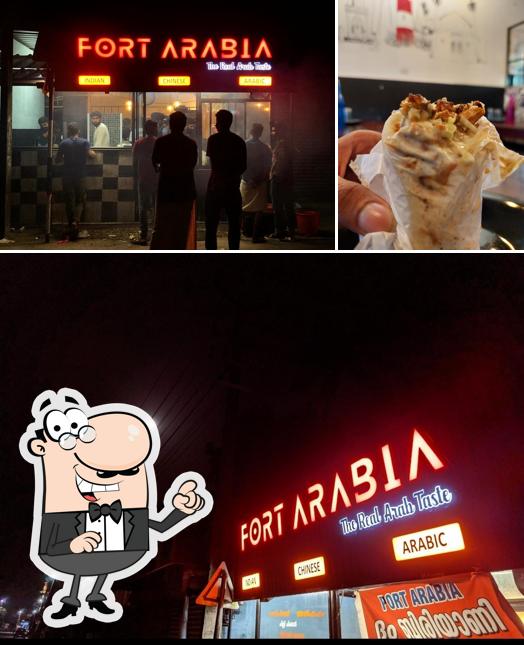 This is the photo depicting exterior and food at Fort Arabia