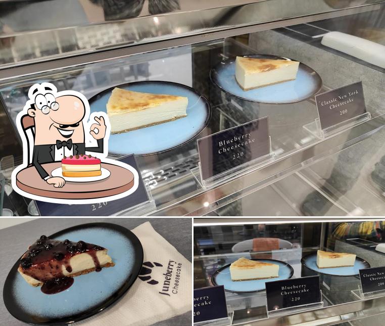 Cheesecake at Juneberry Cheesecake
