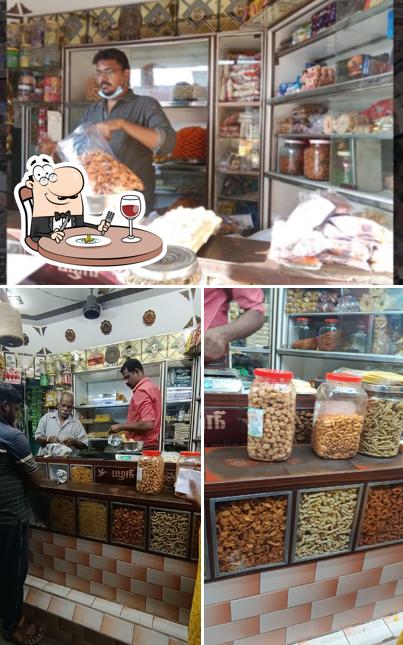 PALANI SWEET STALL is distinguished by food and interior