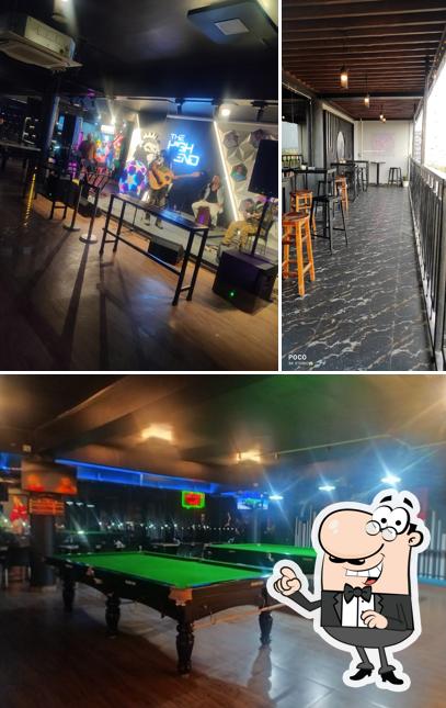 Check out how The High End Sports Cafe looks inside