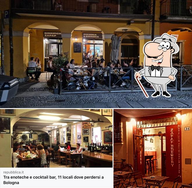 Zapap Bologna si caratterizza per la esterno e interni