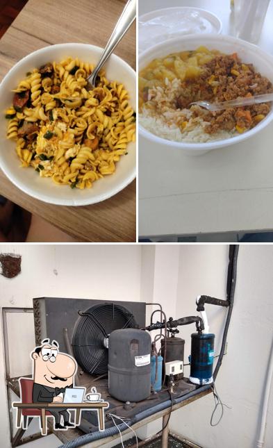 O interior do Restaurante Popular Centro de Betim