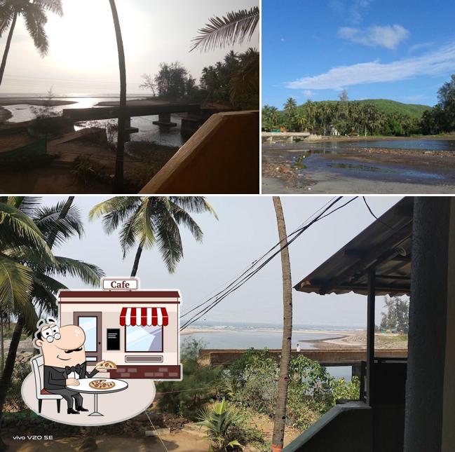 Check out the outside area of Sagardeep Restaurant & Home Stay