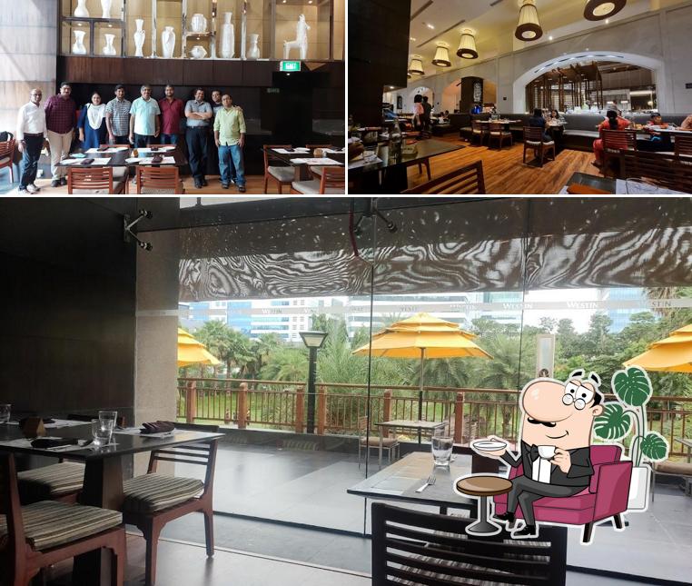 Take a seat at one of the tables at Seasonal Tastes