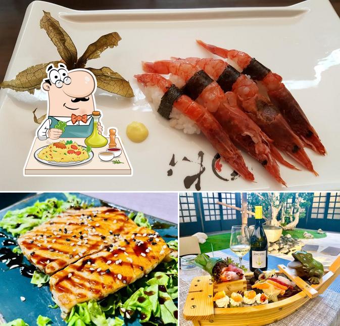 Platti al Ristorante Giapponese Umami Asian Fusion