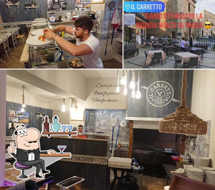 Gli interni di Il Carretto