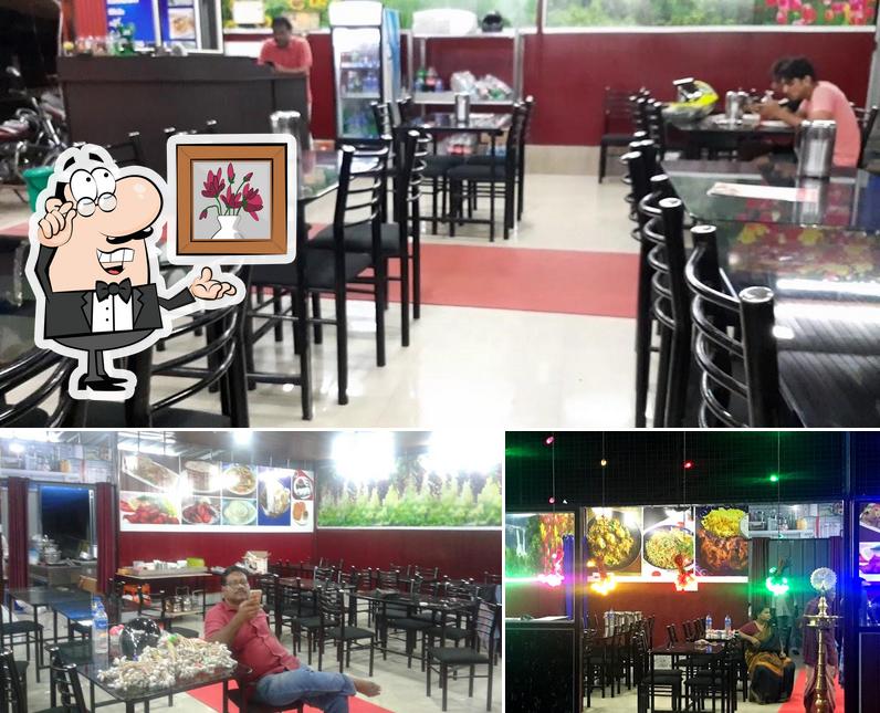 The interior of Bharat Dhaba
