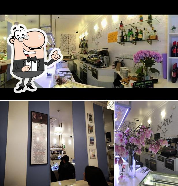 Dai un'occhiata agli interni di Blanc Cafè