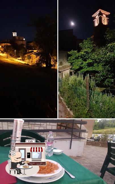 La foto della esterno e cibo di Ristorante Pizzeria Le Due Sorelle