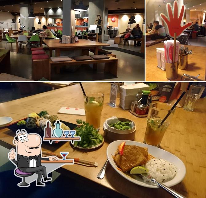 Gli interni di Nooch Asian Kitchen