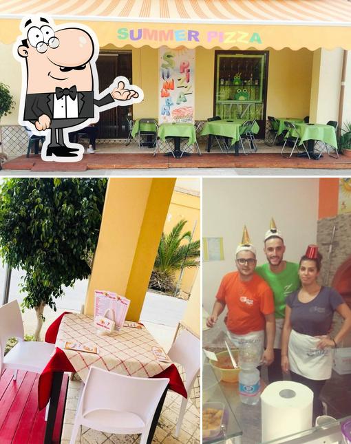 Gli interni di Summer Pizza