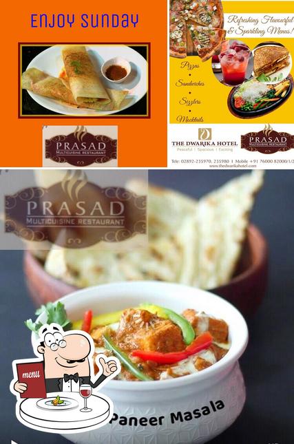 Food at Prasad Restaurant