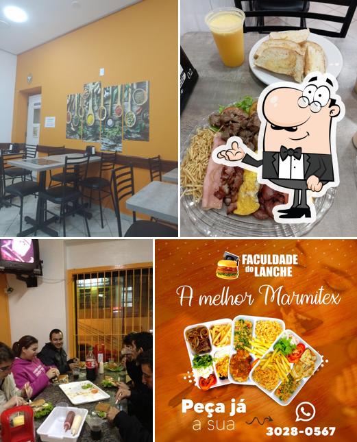 Veja imagens do interior do Faculdade do Lanche