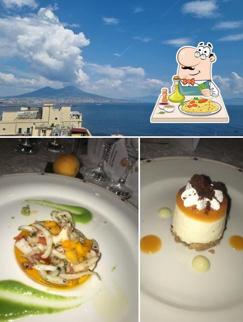 La foto di cibo e esterno da Grand Hotel Vesuvio Sky Lounge