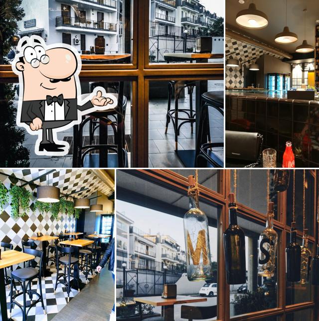 Dai un'occhiata agli interni di Flapper Bistro