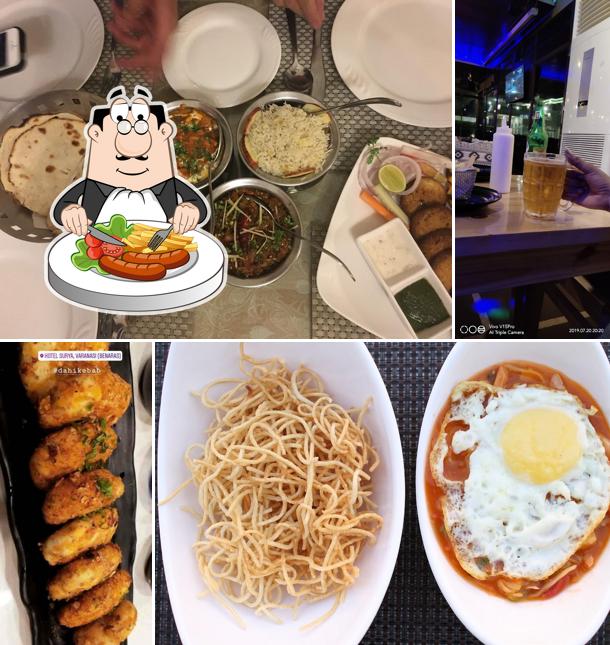 Food at Hotel Surya, Kaiser Palace