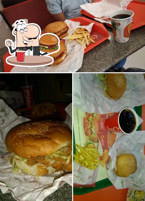 Get a burger at Mad Over Chicken,MOC