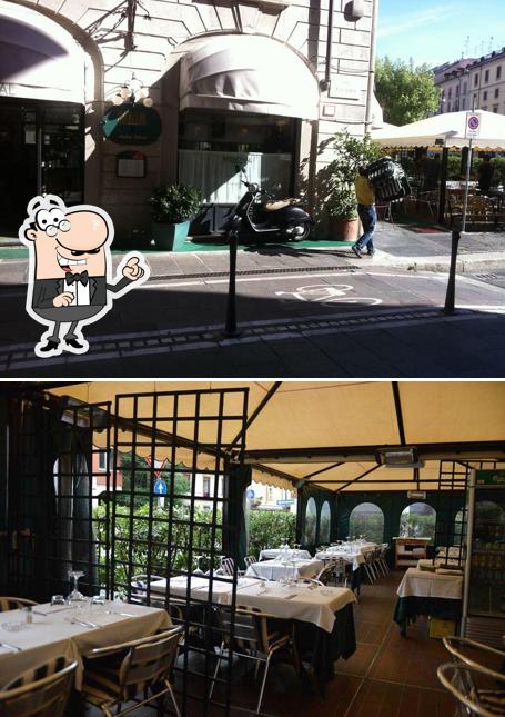 Gli interni di Antica Osteria Stendhal