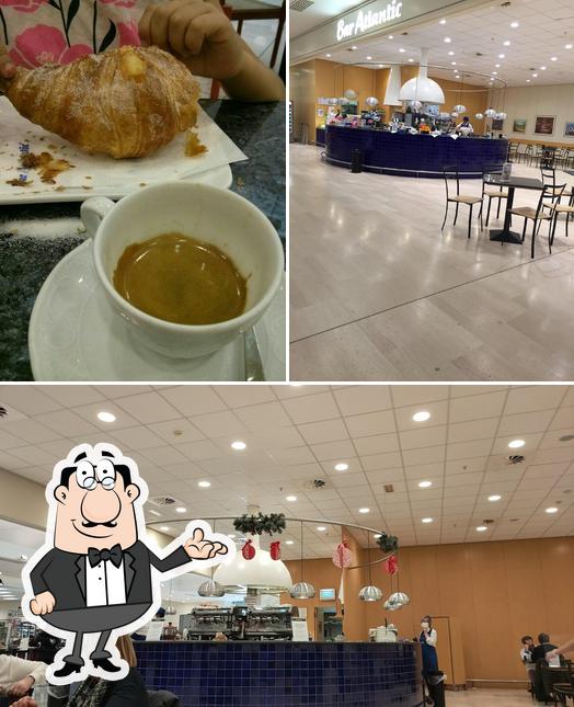 La immagine di interni e cibo da Bar Atlantic