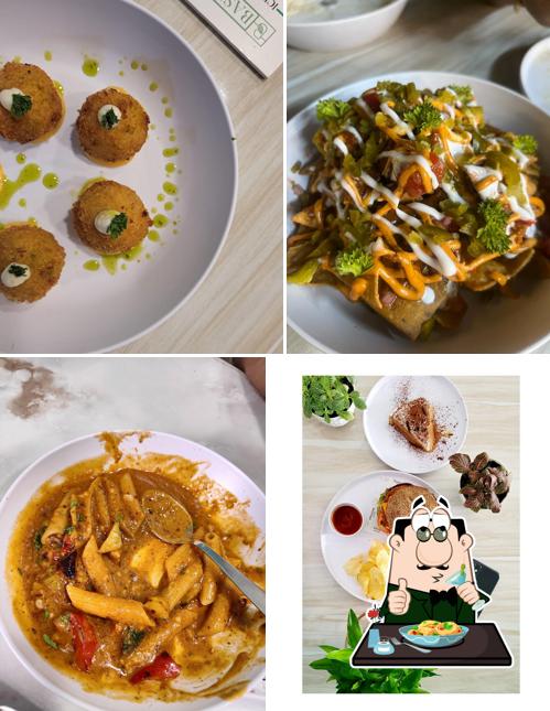 Food at Basil Restaurant