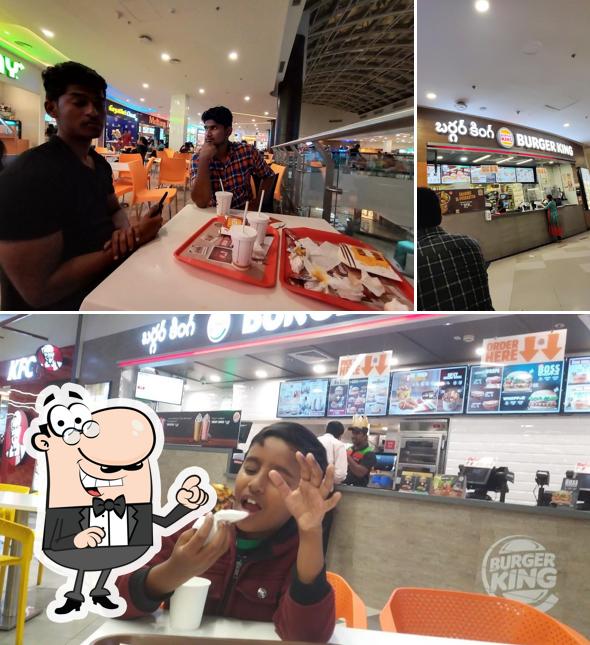 The interior of Burger King