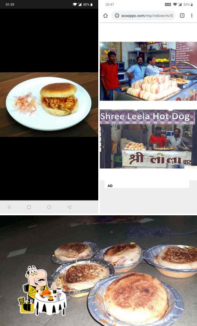 Food at Shree Leela Hot Dog